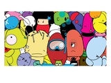 Crowd of aliens