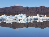 Ice washed ashore glacier at Joekulsarlon