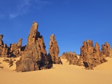 Eroded landscape in Tassili du Hoggar