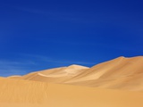 Sand dunes in Erg Admer in Algeria
