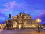 Semper Opera House at Dusk