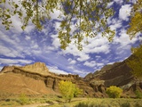 Castle and Fluted Wall Formations in Capitol Reef National Park