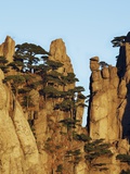 Jagged mountain pinnacles  Huangshan  Anhui  China