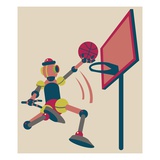 Robot shooting hoops