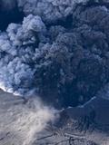 Eyjafjallajokull volcano erupting in Iceland