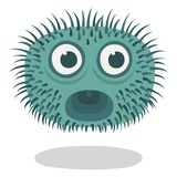Blue-green monster