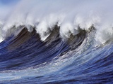 Breaking wave on the North Shore of Oahu
