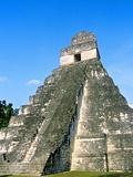 Temple I  The Great Plaza  Tikal National Park  Peten  Guatemala