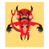 Angry devil