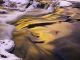 Evening Sky Reflected in Rapids  Junction Creek  Walden  Ontario  Canada