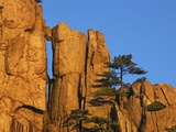 Rock formations in the Yellow Mountains in China