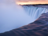 Horseshoe Falls at Sunset from Table Rock Viewpoint  Niagara Falls  Ontario
