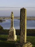 Gravestones at Clonmacnoise monastery