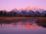 Snow-Capped Mountains at Daybreak