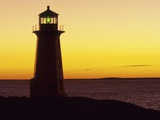 Peggy's Cove at Sunset  Nova Scotia  Canada