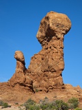 USA Utah Arches National Park Garden of Eden Rock formation