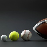 Various sport balls