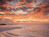 Sunrise over the Maldive Islands