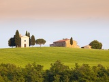 Chapel and farmhouse on hill