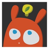 Rabbit thinking about green energy
