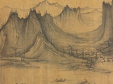 Detail of Fishermen's Evening Song by Xu Daoning