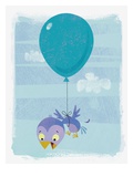 Baby Bird Attached to Balloon