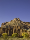 Castle and Fluted Wall Formations in Capitol Reef National Park