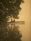 Adirondack Chair on Dock