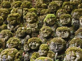 Stone Statues in Otagi Nebutsuji Temple in Kyoto