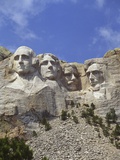 USA  South Dakota   Mount Rushmore Stone Carvings of US Presidents  George Washington  Thomas Jeffe