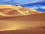 Sand dunes in Erg Admer in Algeria
