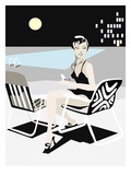Woman Poolside