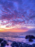 Sunset over beach at Wailea on Maui