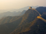 Great Wall winding in the mountain at sunset  Jinshanling  Hebei  China