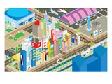 Colorful city