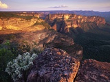 Sandstone Cliffs at Sunset