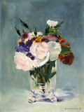 Flowers in a Crystal Vase