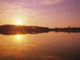 Sunrise Over Saint Peters  Cape Breton  Nova Scotia  Canada