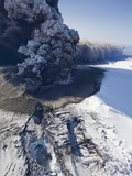 Eyjafjallajokull volcano erupting in Iceland