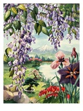 Portrait of wildflowers native to Japan