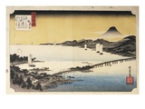 Sunset at Seta  from the Series Eight Views of Lake Biwa