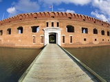 Entrance bridgeway over the moat to enter Fort Jefferson