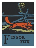 F is for fox