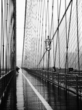 Brooklyn Bridge on Rainy Day