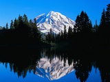 Mount Rainier and Lake Reflections