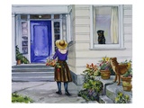 Carl Watching Madeleine's Mother from Carl Makes a Scrapbook