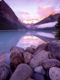 Morning Sky Reflecting In Lake Louise