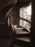 Spiral Stone Staircase in Convento de Cristo