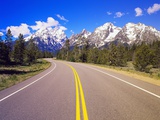 Road Winding to Grand Teton