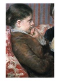 Detail Showing Profile of Woman from A Cup of Tea